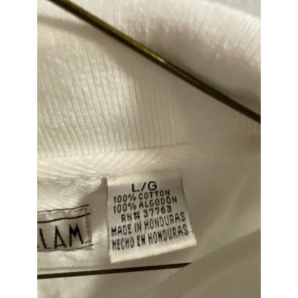 Mens Grand Slam Munsingwear Penguin Polo Size Large Herringbone Pattern - Picture 7 of 7